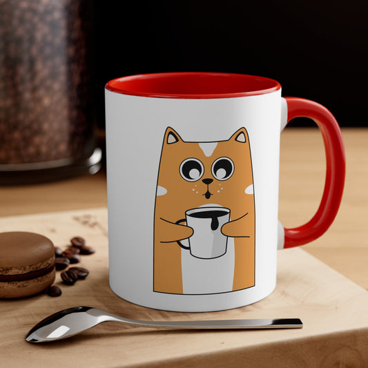Accent Coffee Mug, 11oz - Cat